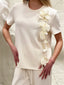Тениска Floral Bloom White