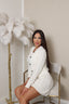 Сет рокля с жилетка CASUAL WHITE